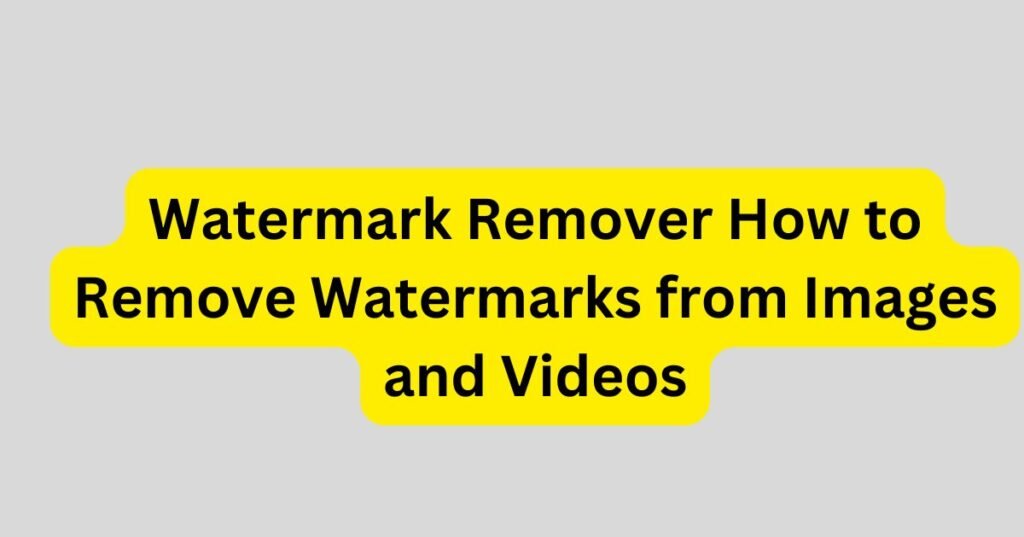 Watermark Remover